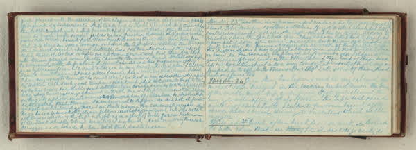 Ship's diary on the Blue Jacket, 1866, spread 9 of 55, Archive 212, 1866