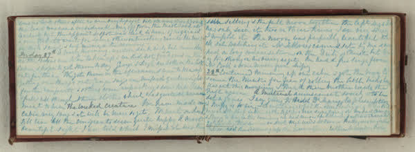 Ship's diary on the Blue Jacket, 1866, spread 11 of 55, Archive 212, 1866