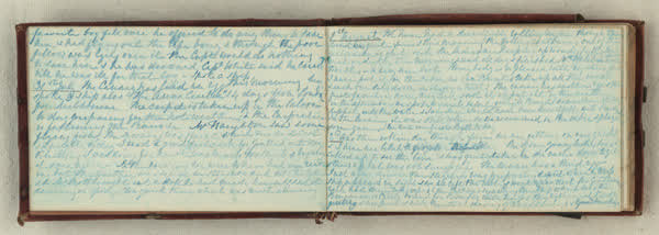Ship's diary on the Blue Jacket, 1866, spread 13 of 55, Archive 212, 1866
