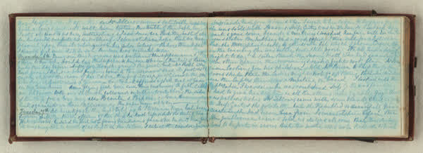 Ship's diary on the Blue Jacket, 1866, spread 15 of 55, Archive 212, 1866
