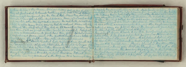 Ship's diary on the Blue Jacket, 1866, spread 16 of 55, Archive 212, 1866