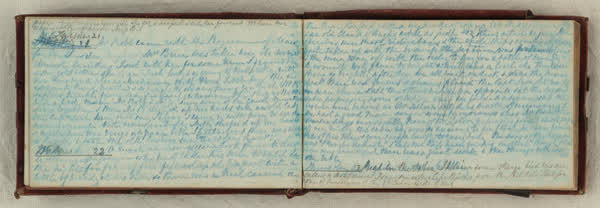 Ship's diary on the Blue Jacket, 1866, spread 22 of 55, Archive 212, 1866