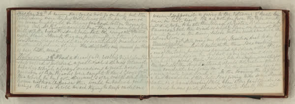Ship's diary on the Blue Jacket, 1866, spread 25 of 55, Archive 212, 1866