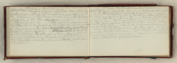 Ship's diary on the Blue Jacket, 1866, spread 27 of 55, Archive 212, 1866