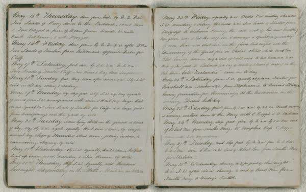Log Book 1862, spread 3 of 91, Archive 971-1, 1862