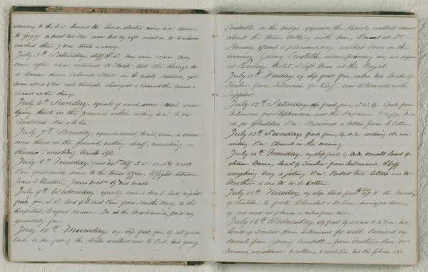 Log Book 1862, spread 7 of 91, Archive 971-1, 1862