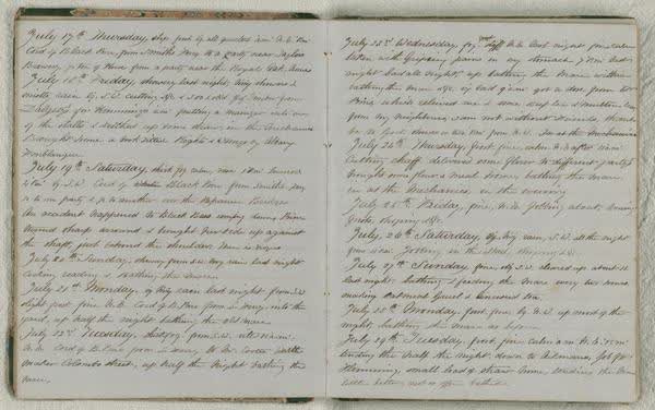 Log Book 1862, spread 8 of 91, Archive 971-1, 1862