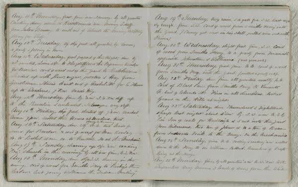 Log Book 1862, spread 10 of 91, Archive 971-1, 1862