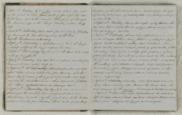 Log Book 1862, spread 12 of 91, Archive 971-1, 1862