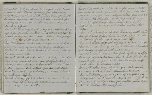 Log Book 1862, spread 21 of 91, Archive 971-1, 1862