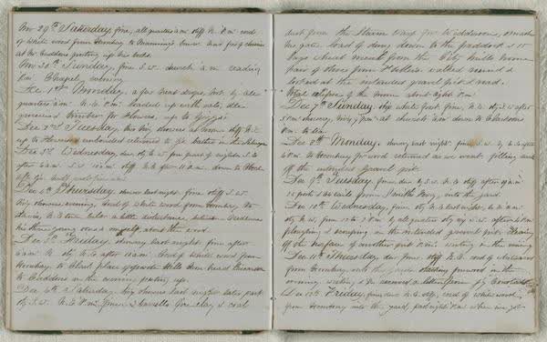 Log Book 1862, spread 22 of 91, Archive 971-1, 1862
