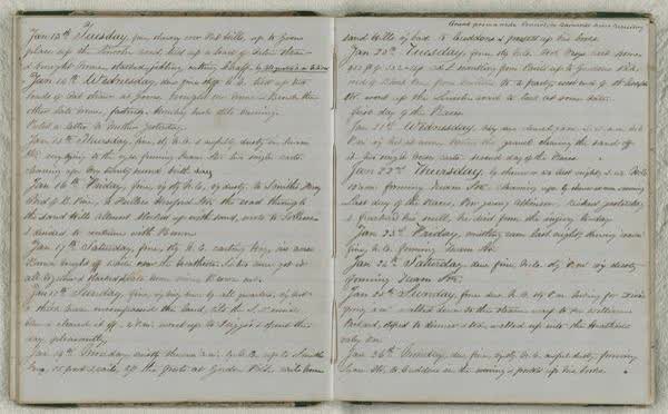 Log Book 1862, spread 26 of 91, Archive 971-1, 1862