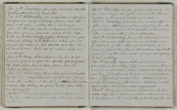 Log Book 1862, spread 27 of 91, Archive 971-1, 1862