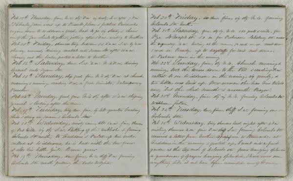 Log Book 1862, spread 29 of 91, Archive 971-1, 1862
