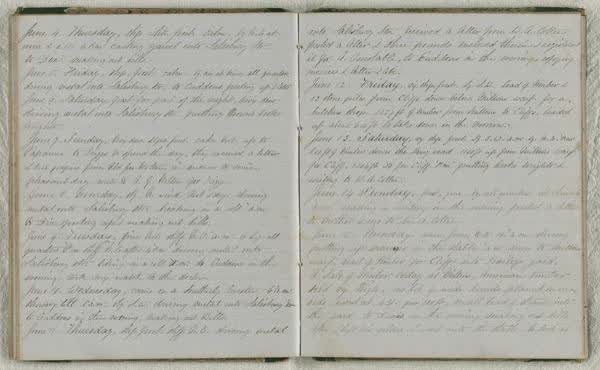 Log Book 1862, spread 41 of 91, Archive 971-1, 1862