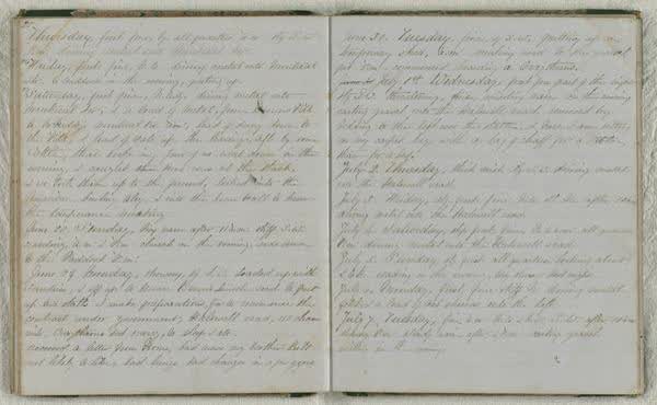 Log Book 1862, spread 43 of 91, Archive 971-1, 1862
