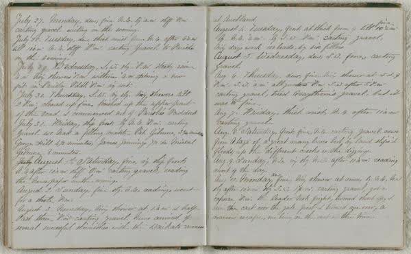 Log Book 1862, spread 51 of 91, Archive 971-1, 1862