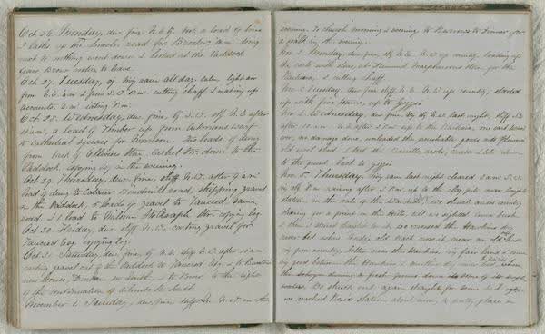 Log Book 1862, spread 65 of 91, Archive 971-1, 1862
