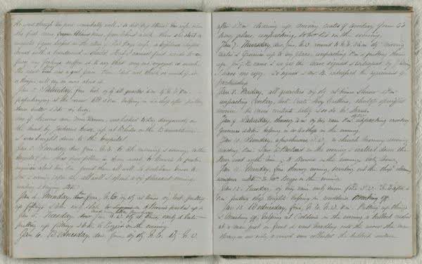 Log Book 1862, spread 74 of 91, Archive 971-1, 1862
