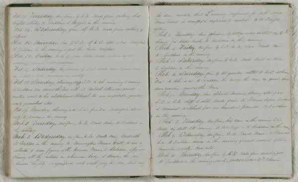 Log Book 1862, spread 80 of 91, Archive 971-1, 1862