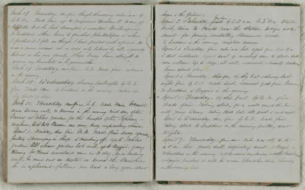 Log Book 1862, spread 83 of 91, Archive 971-1, 1862