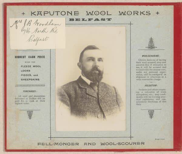 Kaputone Wool Works, Belfast, 1890