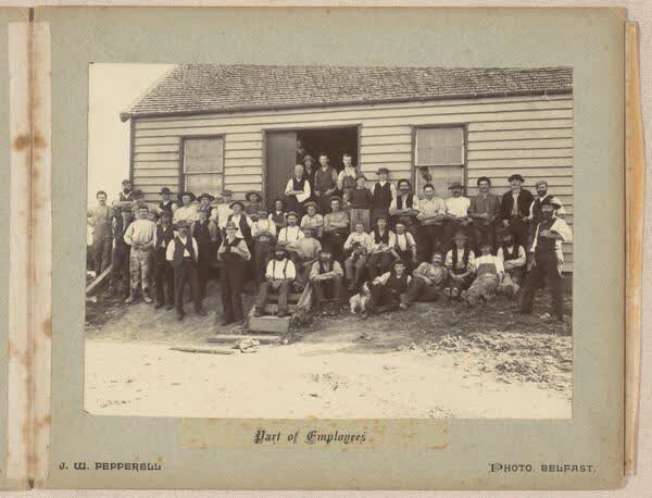 Part of employees, 1890