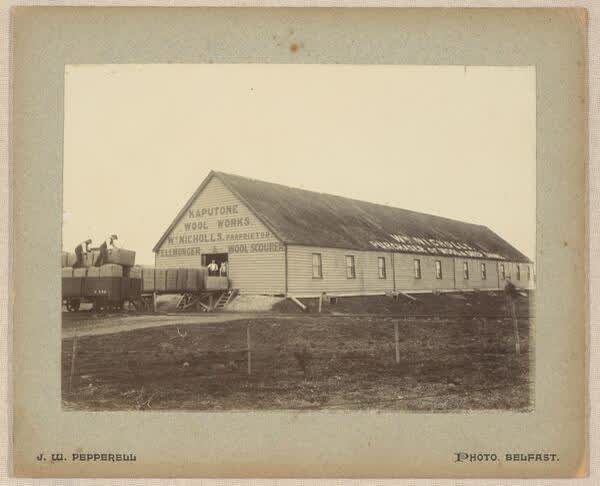 Kaputone Wool Works building, 1890