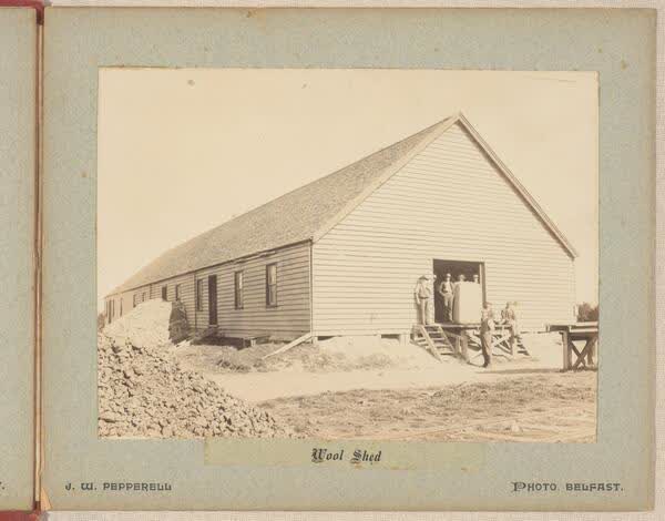 Wool shed, 1890