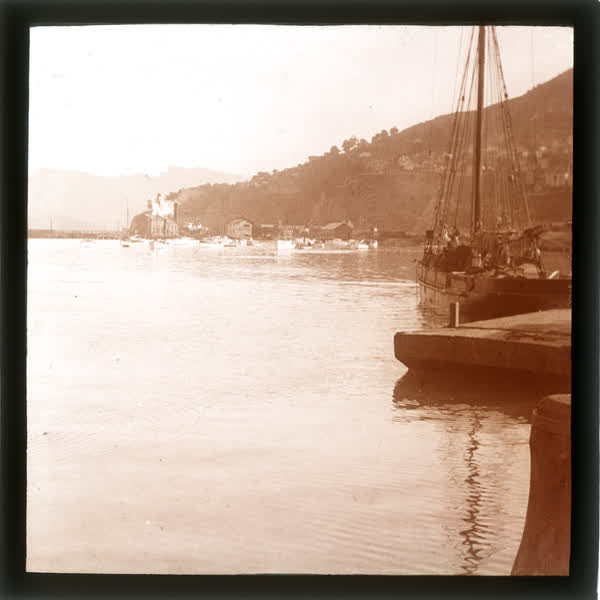 Lyttelton graving dock and pump house, 1910