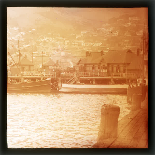 Lyttelton ferry wharf to Diamond Harbour, 1910