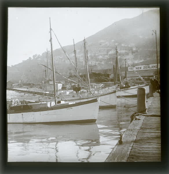 Small craft at Lyttelton, 1910