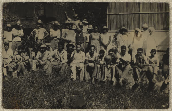 Leprosy patients on Quail Island, 1920