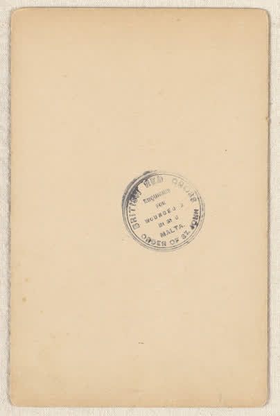 Grave stone in Malta, reverse, 1920