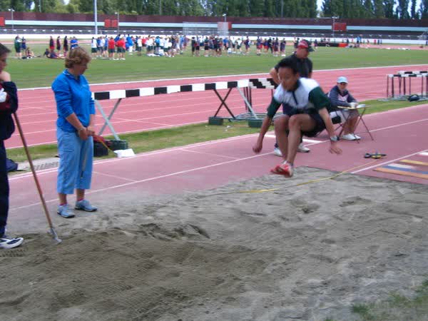 Long jump school competition, 2005