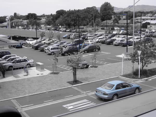 Westfield Riccarton carpark, 2006