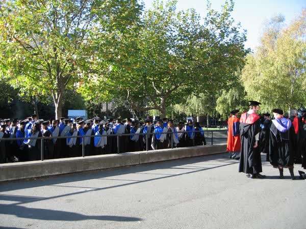 Graduation at Christchurch Arts Centre, 2006