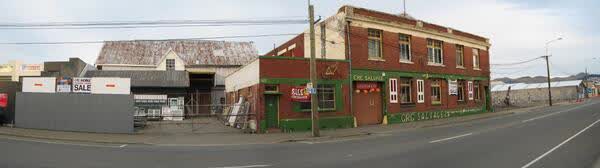 Demolition warehouses in Sydenham, 2009