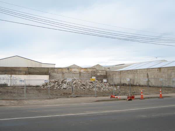 Vacant land with concrete debris, 2009