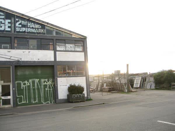 CRC Salvage and yard, Orbell Street, 2009
