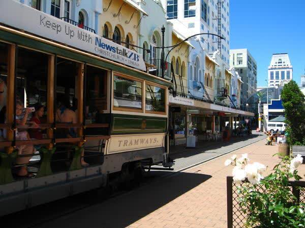 Tram rolling through New Regent Street, 2008