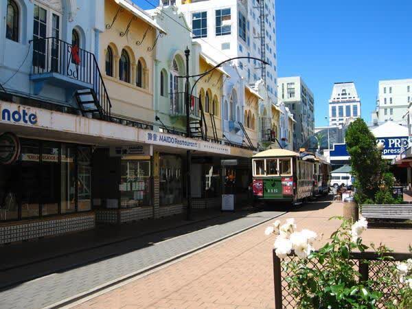 Tram on New Regent Street, 2008