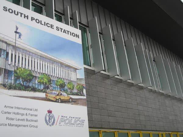 Christchurch South Police Station under construction, 2009